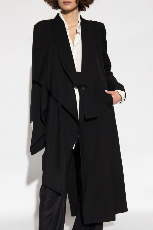 Black Wool coat Yohji Yamamoto - Vitkac Canada